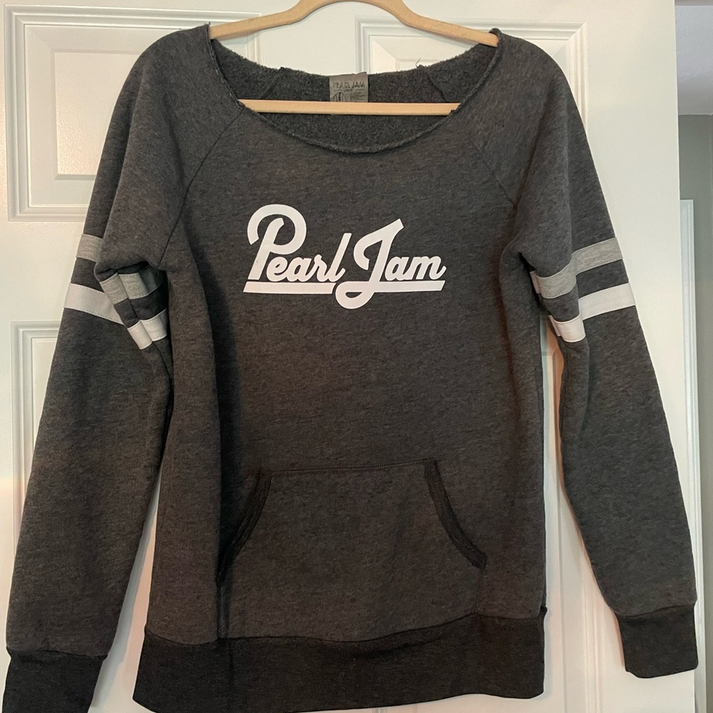 Pearl Jam Large Gray Women's Sweatshirt